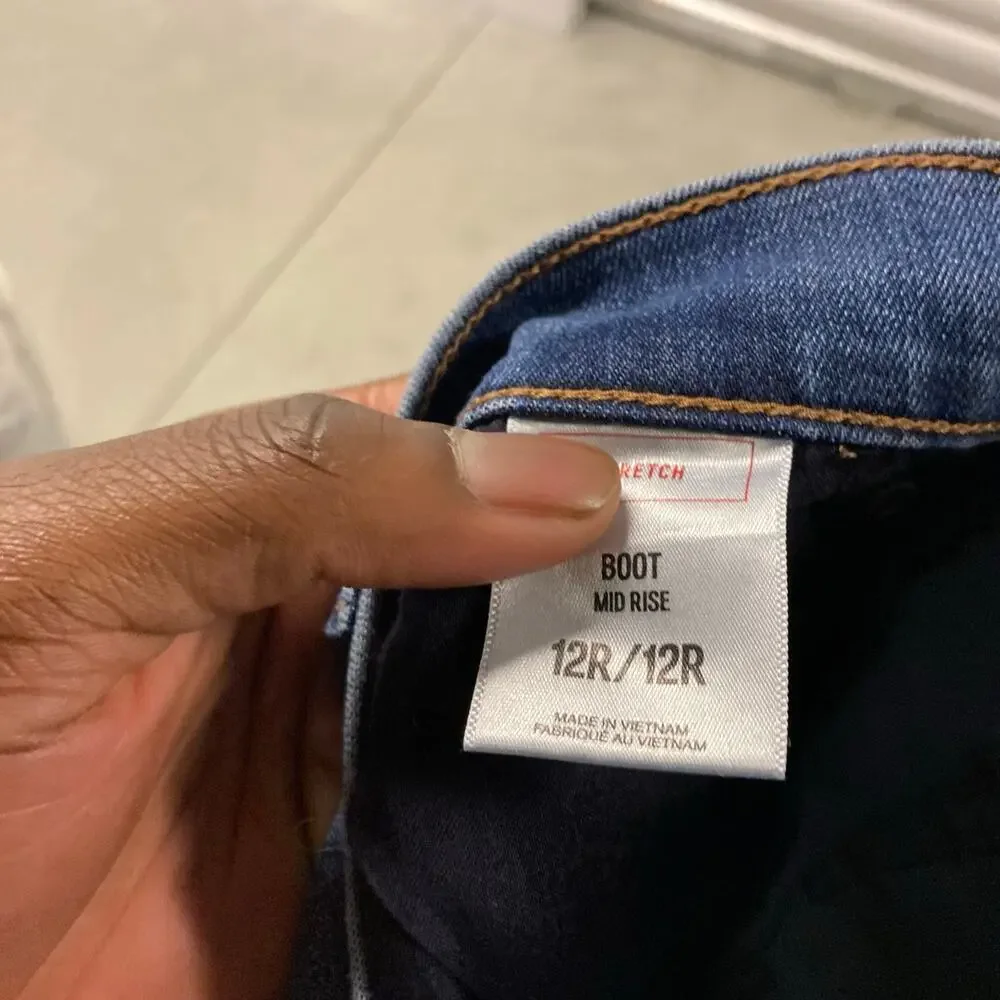 Y2K low rise express bootcut Jeans 34x32